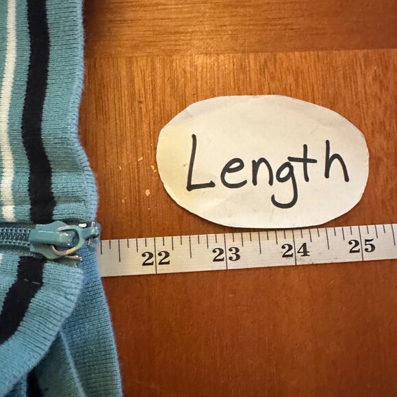 BCBG Max Azria Womens Teal Zip-Up Hoodie Jacket L - Picture 4 of 8